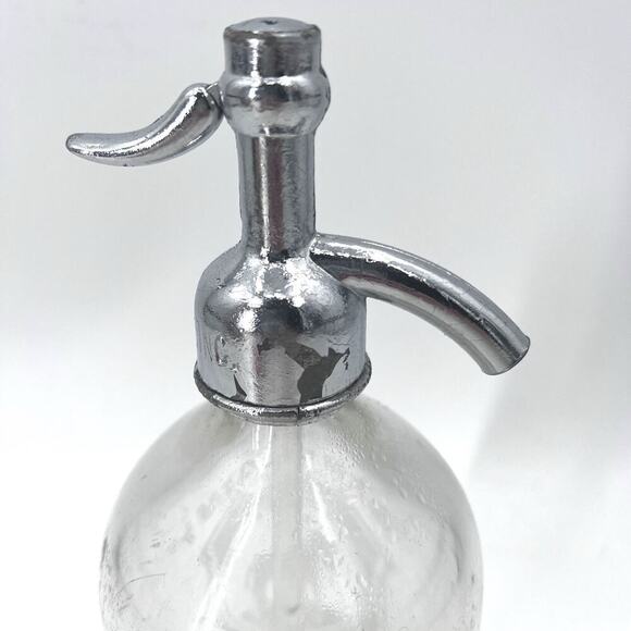 Rare Vintage Sam Kalodny Brooklyn NY Glass Soda Water Siphon Bottle - Picture 5 of 7